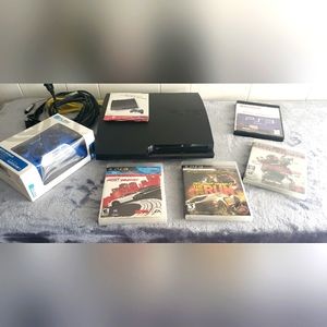 PS3 with 1 control and 3 games